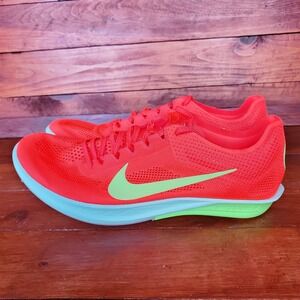 Nike ZoomX Dragonfly 2 Track‎ Spikes Men 12 Bright Crimson Lime Blast FD8413-600